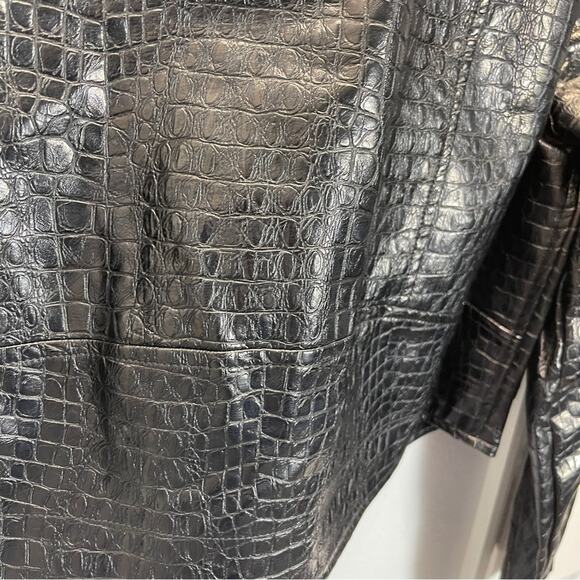 Modcloth Crocodile Rock Moto Jacket - Picture 3 of 14